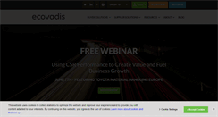 Desktop Screenshot of ecovadis.com