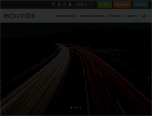 Tablet Screenshot of ecovadis.com
