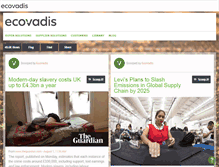 Tablet Screenshot of market-news.ecovadis.com